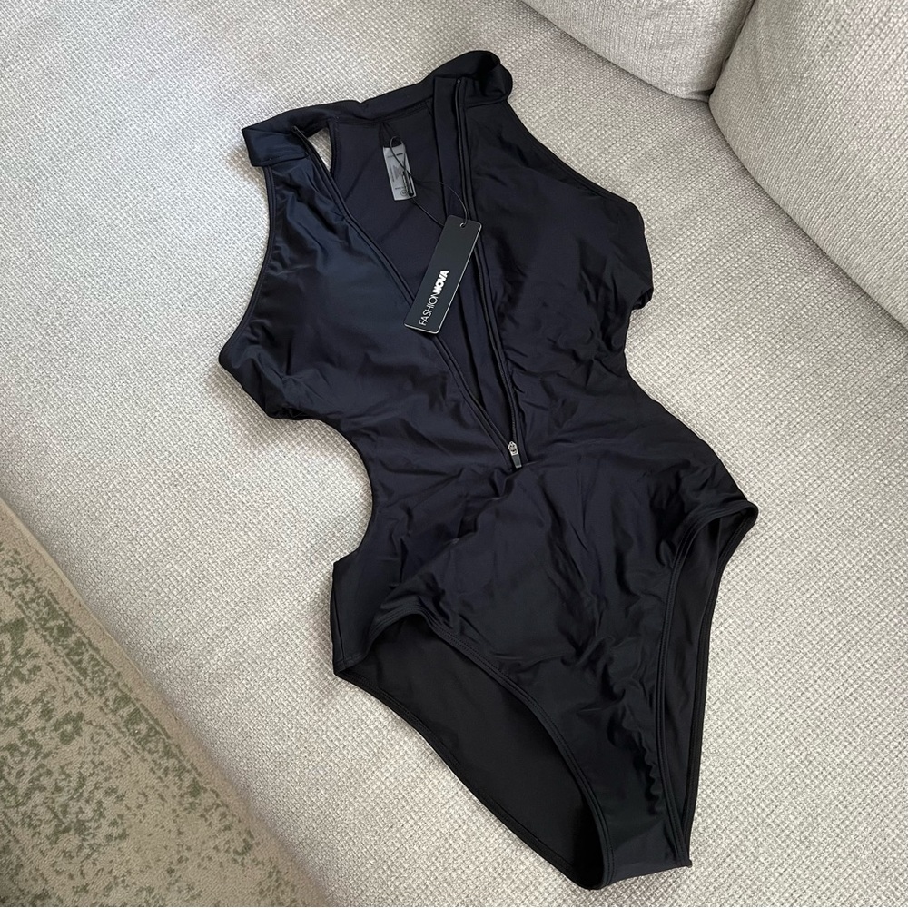 Fashion Nova Cutout One Piece